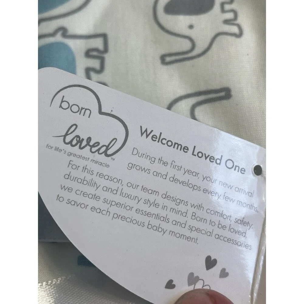 2pc New Born Loved Elephant Hooded Baby Bath Towel Washcloth Set Shower Gift